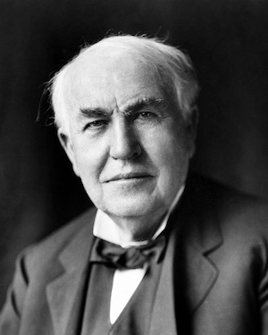 Thomas Edison, perhaps the greatest US inventor.