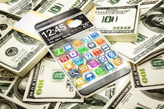 smartphone-money-dollar