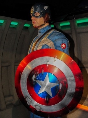 Captain America's shield presages bullet-stopping armors. Image Source 123RF.com ID 19443164 © Carlos Valadas Carvalho