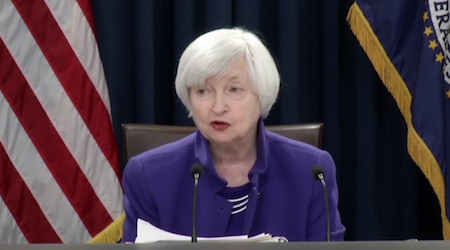 Janet Yellen, Chair of the Board of Governors of the Federal Reserve, December 13, 2017.