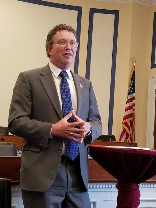 Congressman Thomas Massie (R-KY). Photo by Andrea Huber, used here with permission. 