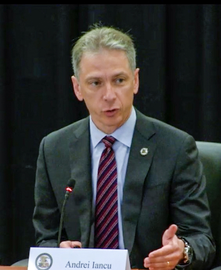 Andrei Iancu, Director of the USPTO at PPAC, Aug. 2, 2018.