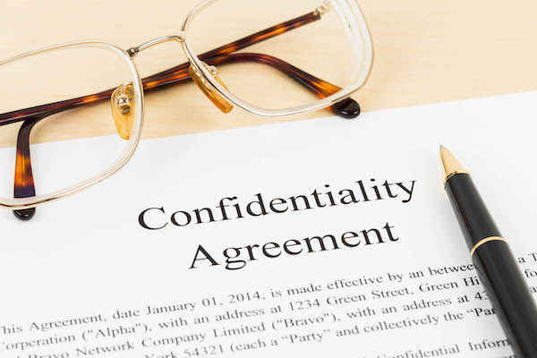sample confidentiality agreements