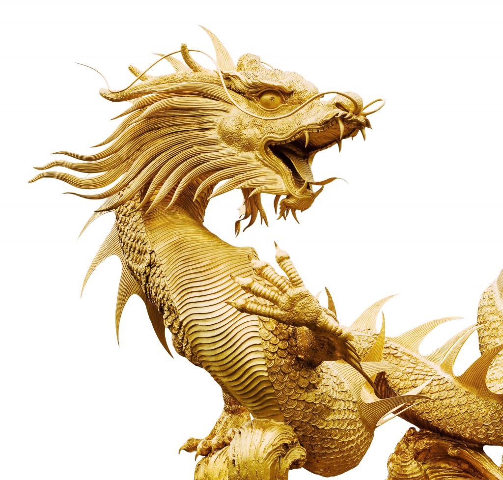 Chinese dragon - https://depositphotos.com/34939871/stock-photo-giant-golden-chinese-dragon.html