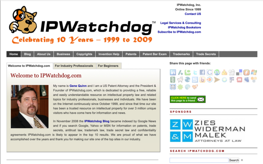 IPWatchdog 2009