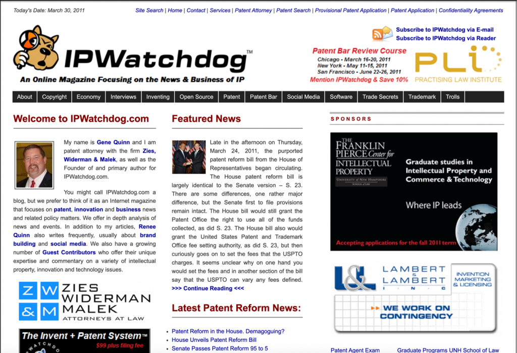 IPWatchdog 2010-2014